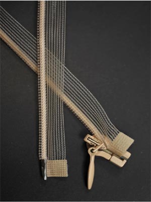 Bontható rejtett zipzár 45cm hosszú